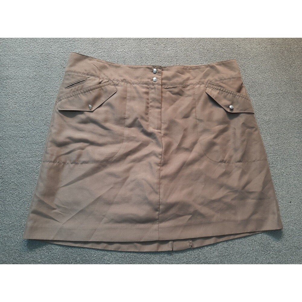 Izod PerformX Skort Womens Size 6 Tan 5 pocket